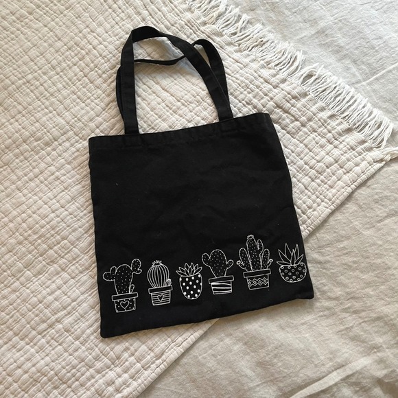 Handbags - Cactus-Themed‎ Canvas Tote Bag